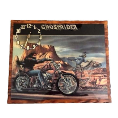 David Mann easyrider Ghost Rider Harley Vintage Wall Clock Very Rare ...