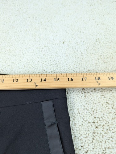 After Six Tuxedo Mens 38S 31x27 Black Wool 2 Piece Suit Jacket Pants Vintage USA - Picture 18 of 24
