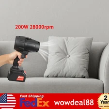 Pure Copper Motor Car Dryer Car Blower Portable Cordless Car Dryer Black