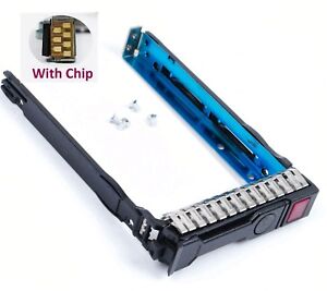 With-Chip New HP G8 G9 Gen8 651687-001 2.5" SSD HDD Tray Caddy 653955 US-Seller 