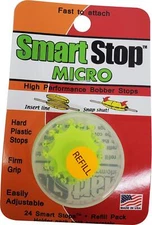 Smart Stop Micro Bobber Stop Triple Refill Pack for Fishing Line 3 Sizes