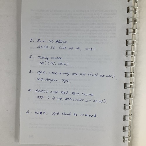 Dialogic Voice Communication System Installation Guide 1988 Spiral Bound - Picture 8 of 8