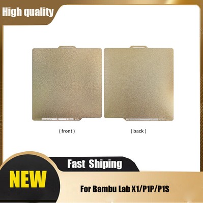 Build Plate PEI Bed For Bambu Lab X1/P1P/P1S Texture Double Sided 3D Printer HAU
