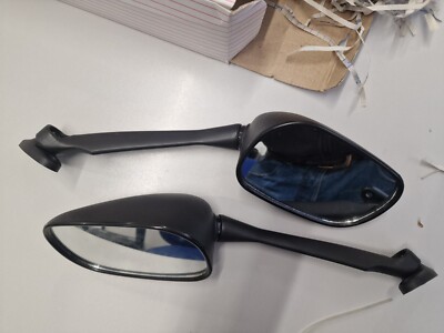 VMP Black Left & Right Mirror Pair – Fits Lexmoto LXR 125 (SY125-10) – Direct Replacement