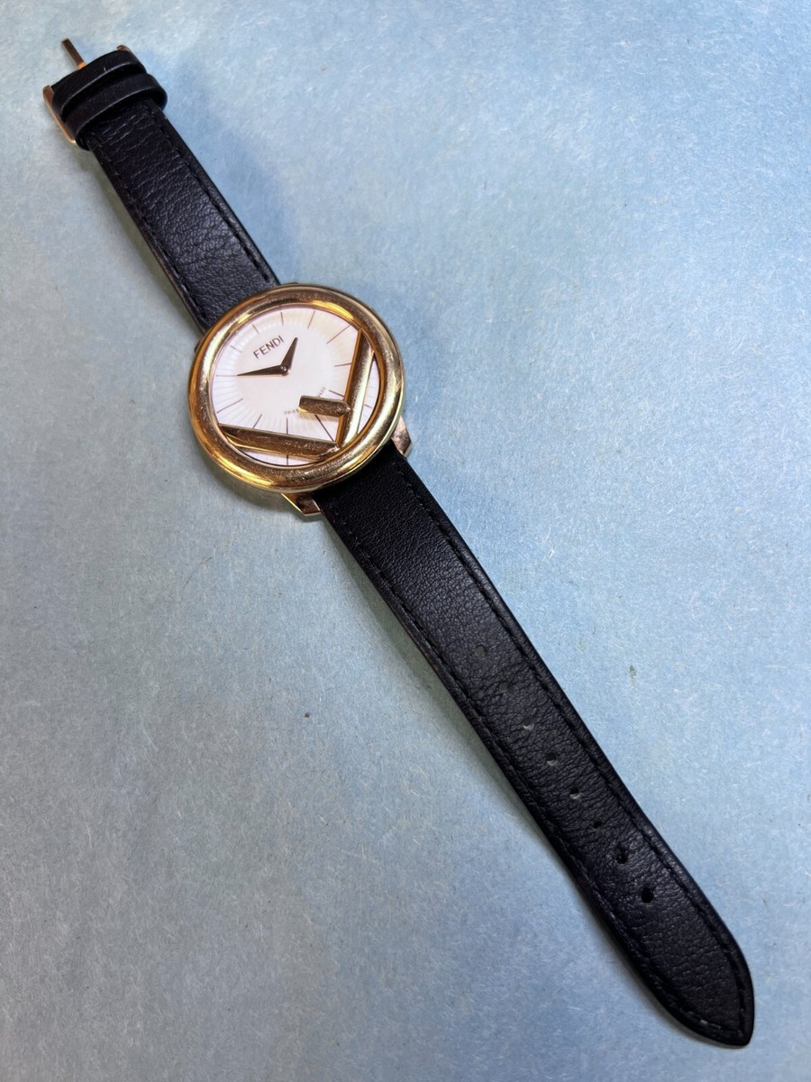 Fendi 005-71000M-402 Run Away Model Rose Gold Plated Lady's Fendi 005-71000M-402 Run Away Model Rose Gold Plated Lady's