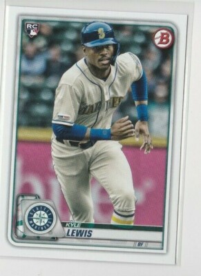 2020年新人王 Kyle Lewis RC Autograph Bowman KYLE LEWIS 2020 BOWMAN-ROOKIE CARD-GRAB THE 2020 ROOKIE OF