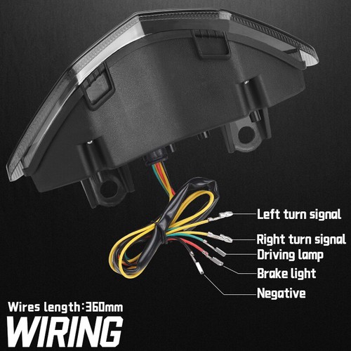Integrated LED Tail Brake Light Turn Signal For Kawasaki ZR1000 Z1000 2010-2013 - Picture 10 of 14