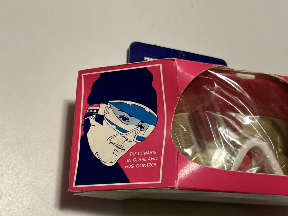 Gafas de esquí 3M Microlouv vintage años 80’s 1990’s hechas en Francia - lentes rojas Foto 3 de 4