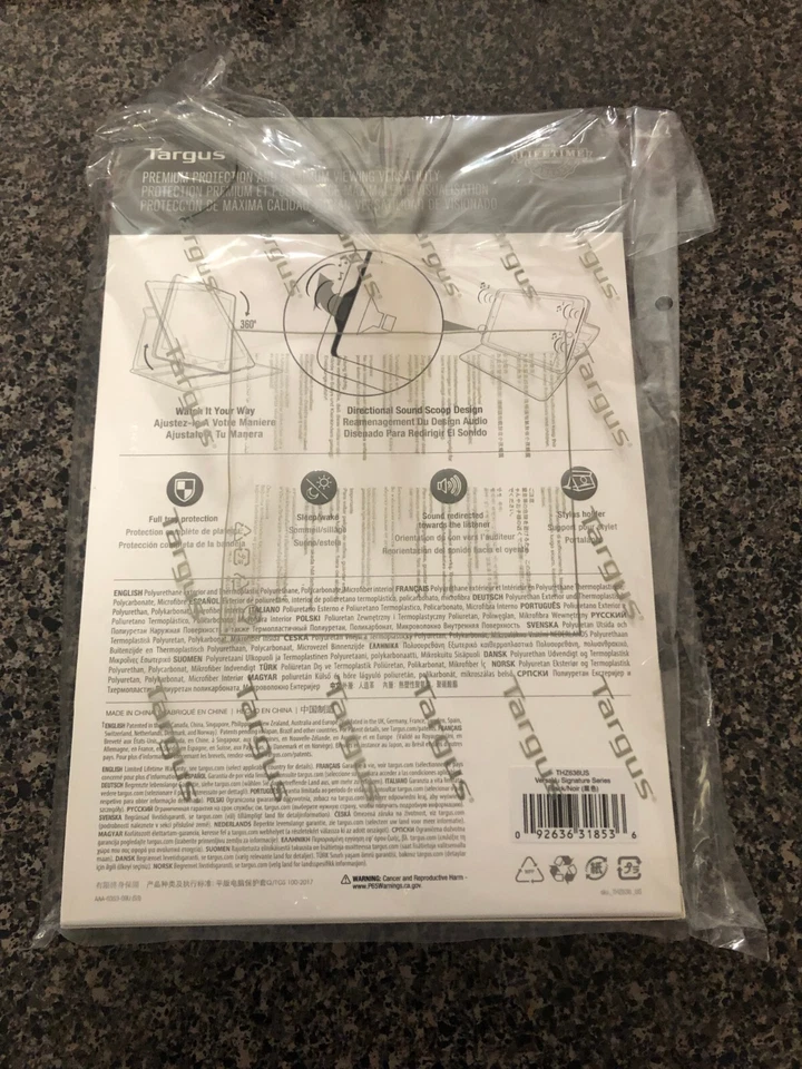 NEW Targus Versavu Signature Series Premium 360 Case w/Stand 5th 6th Gen Ipads - Image 2 of 2