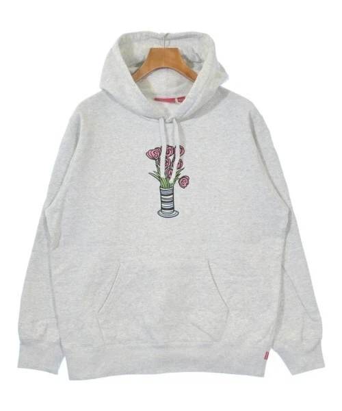 Sweat à capuche Supreme gris clair M 2200545799027