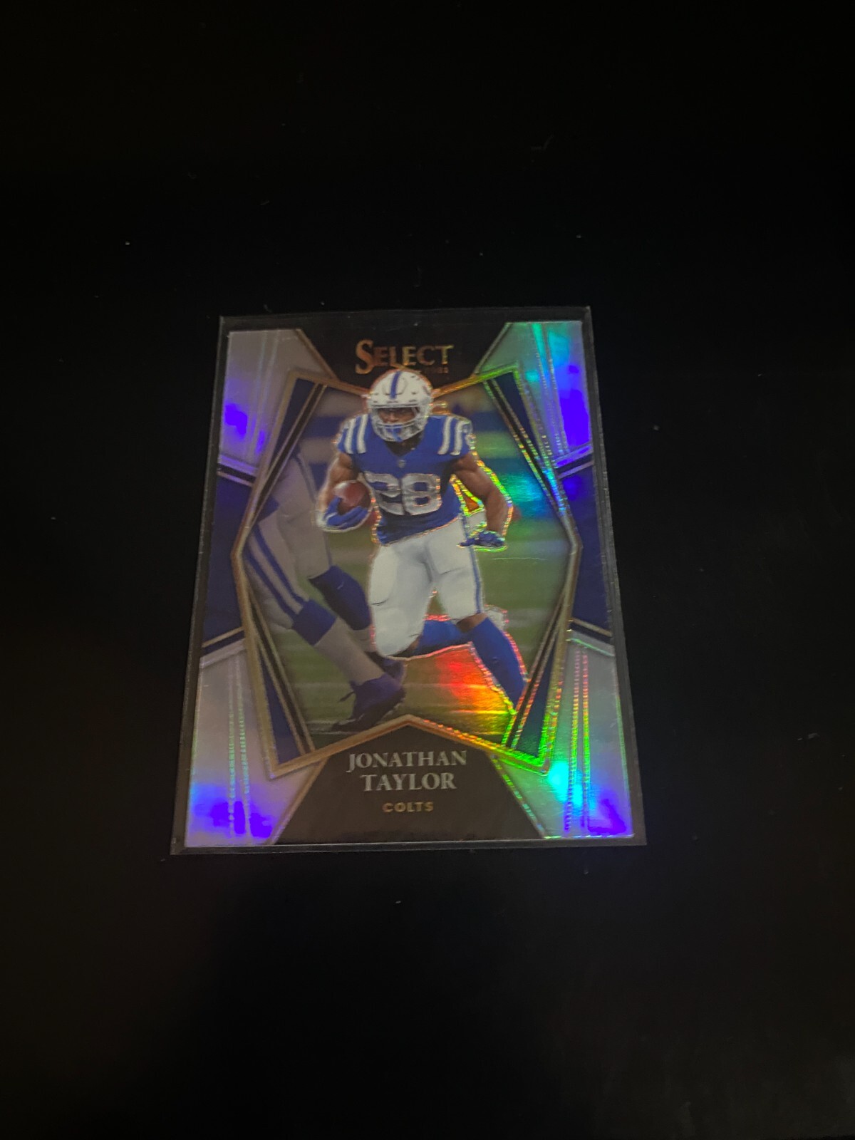 Jonathan Taylor 2021 Select Premier Level Silver Prizm Colts 116 PWE