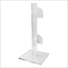 2 Tier Sunglasses Display Rack Eyewear Stand Holder Counter Top - Clear Acrylic