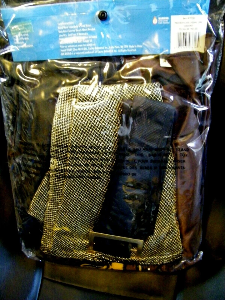 Novo em folha Valiant Medieval Knight Fantasia Adulto Marrom e Preto Tamanho X-Grande - Imagem 4 de 4