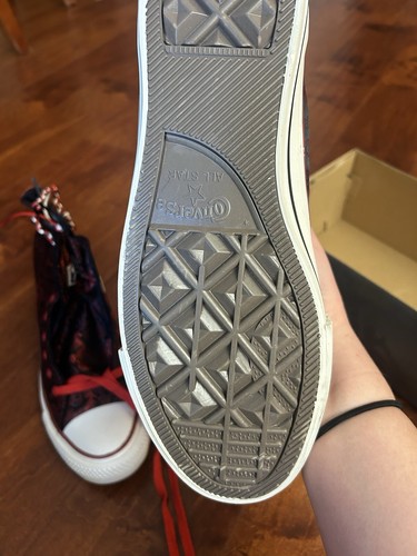 Herren Größe 10,5 Converse chinesisch inspirierter Druck/Design MASSANFERTIGUNG - Bild 12 von 14