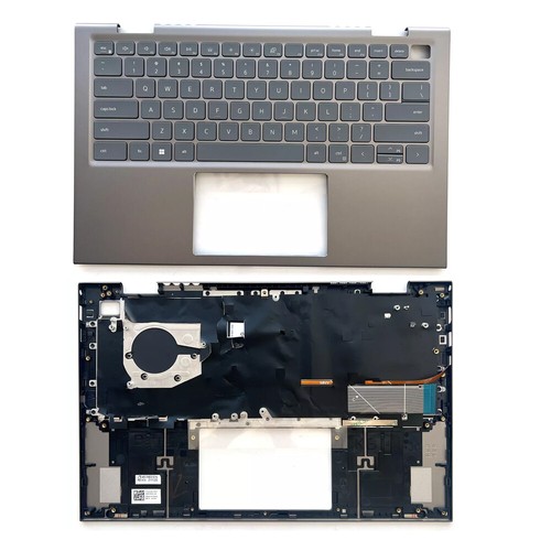 New For Dell Inspiron 14 5410 7415 2-in-1 04GR69 Palmrest Keyboard Silver Gray