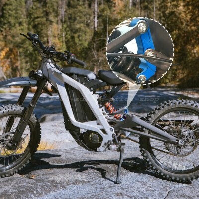 URLWALL Segway/Sur-Ron E-Bike Blue Rear Progressive Suspension Link 1.5'' Lift