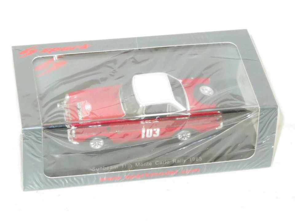 1/43 Sunbeam Tiger Rally Monte Carlo 1965 #103  Andrew Cowan / R.Turvey - Image 3 of 4