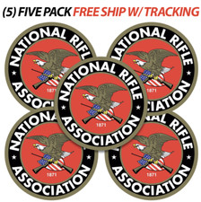 5 Nra National Rifle Association Gun 2nd Amendment Vinyl Stickers Decal 3x3