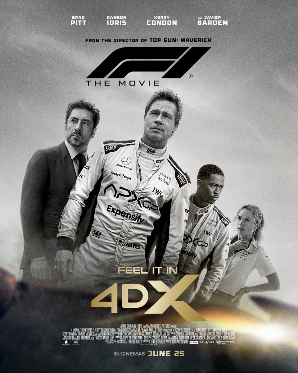 F1 Brad Pitt 50x70cm 2枚セット ポスター Apple Original Films unveils trailer for “F1®,” starring