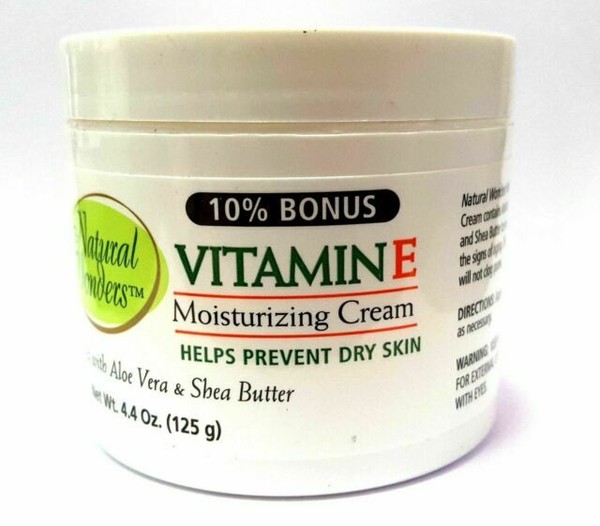 6 X Natural Wonders Vitamin E Moisturizing Cream /aloe Vera & Shea