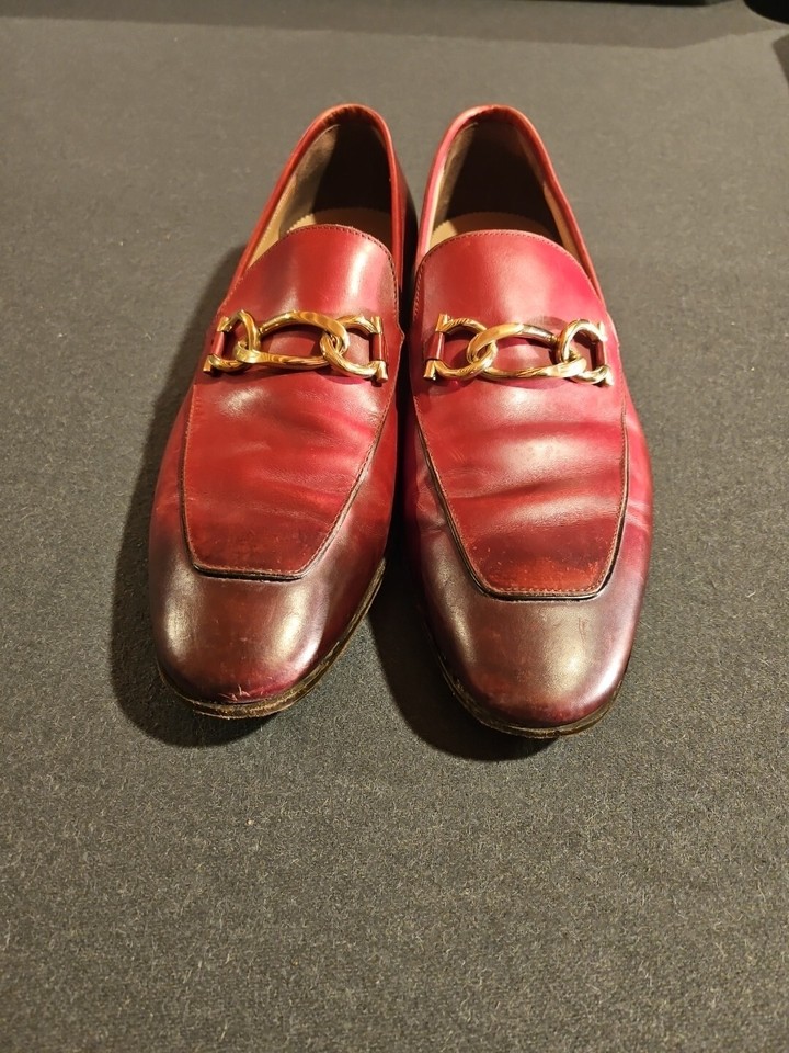 Mens Ferragamo Chain Loafer eBay