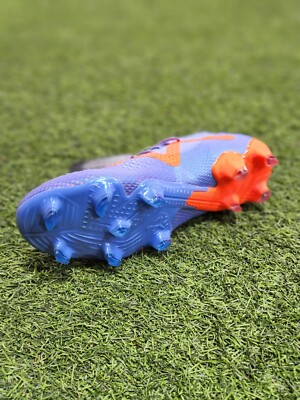 Puma Future Ultimate Fg Men's Soccer Shoes Blue -White-Orange | eBay