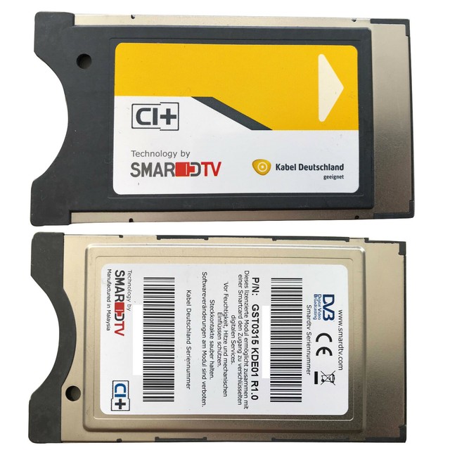 Smart Ci+ Modul Kabel Deutschland Geeignet Zum Empfang Verschlüsselter Sender SmarDTV CI Modul für Kabel Deutschland günstig kaufen | eBay