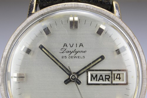 Avia DayTime Orologio Automatico Ref.15028 Mov. AS-1906 Swiss Made 1969s - Foto 4 di 12