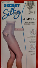 Vintage Pantyhose Secret Slimmers Sandalfoot Color Nightshade Size B DAMA1
