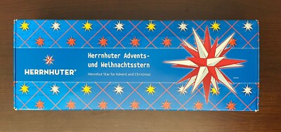 Vintage Herrnhuter Herrnhut Advent Christmas Star Kit New In Box White Color