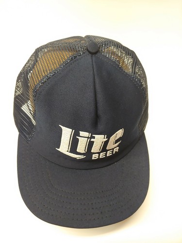 Cappello camionista birra leggero vintage berretto baseball maglia snapback made in USA - Foto 2 di 9