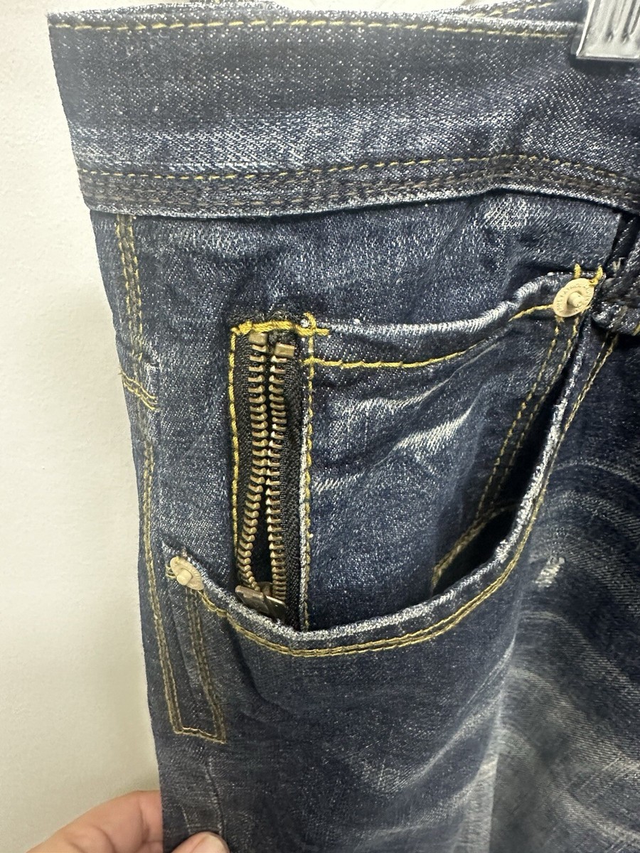 Akademiks Small Arms Patrol Jeans Men's Size 44 Blue RN