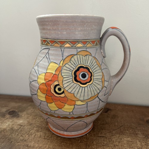 Vintage 1933 Art Deco Charlotte Rhead Crown Ducal Rhodian Art Pottery ...