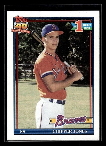 1991 Topps - Chipper Jones #333 (RC)