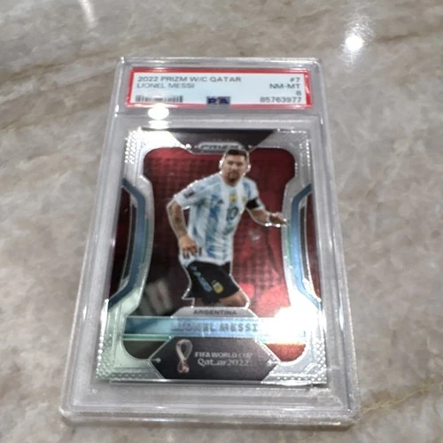 2022 Base Set World Cup Lionel Messi PSA 7