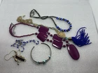 Vintage & Modern Costume Jewelry Lot Mostly Unmarked Chains Pendants Bracelet