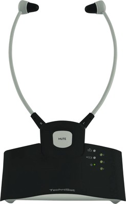 TechniSat Stereoman ISI 3 Funk Kopfhörer TV Kinnbügel Hörsystem mit Lad. B Ware