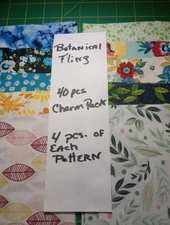 Botanical Fling 40 Piece Charm Pack