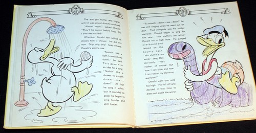 Donald Duck 1936 1st Edition Hardback Grosset & Dunlap Walt Disney History Vault - Picture 5 of 24