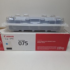 GENUINE - CANON 075 CYAN TONER CARTRIDGE - 6362C001 - SEALED UGLY BOX