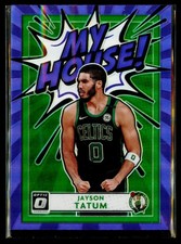 2020-21 Donruss Optic Donruss Jayson Tatum My House Blue BOSTON