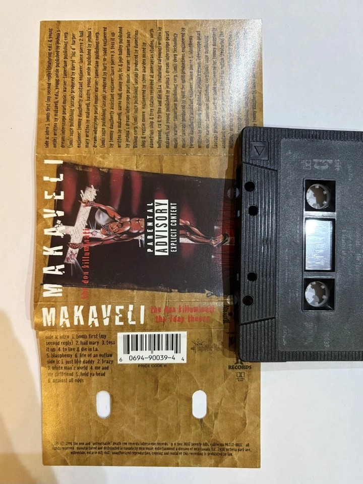 Makaveli (2Pac) - The Don Killuminati Cassette Tape + The Luke LP W/ 2 Live Crew - Image 4 of 4