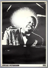OSCAR PETERSON – rare original 1971 MPS Records jazz promo poster