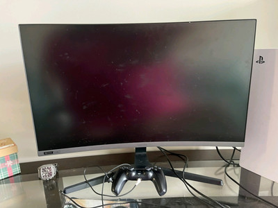 Samsung Essential 27'' Curved LED Monitor - Black (LC27F396FHNXZA)