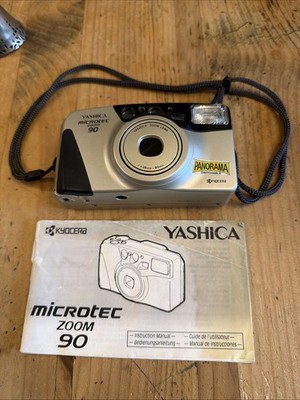 Vintage Yashica Microtec Zoom 90 35mm Point & Shoot Camera 38-90mm Lens