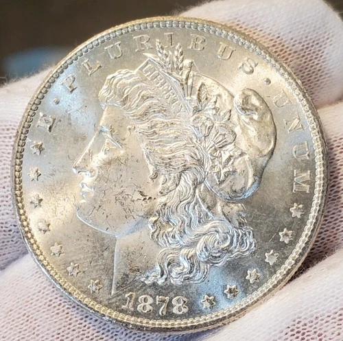 * 1878 S * BU MS++ FROSTY WHITE BLAZER!! RARE BETTER DATE MORGAN DOLLAR #W5