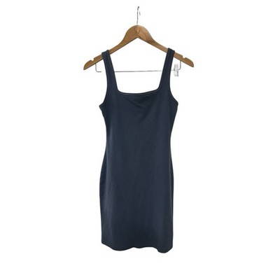 hollister ribbed dress Hollister SMALL Ribbed Mini Tank Dress Blue Dress