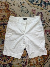 Ann Taylor White Women's Bermuda Shorts Sz 6