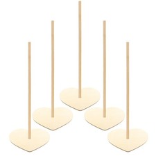 5 Pcs Wood Doughnut Display Holder Donut Decor Dessert Stands for Party