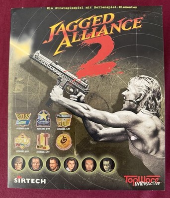 Jagged Alliance 2 PC Big Box DEUTSCH Erstauflage 1999 TopWare Sir-Tech CIB
